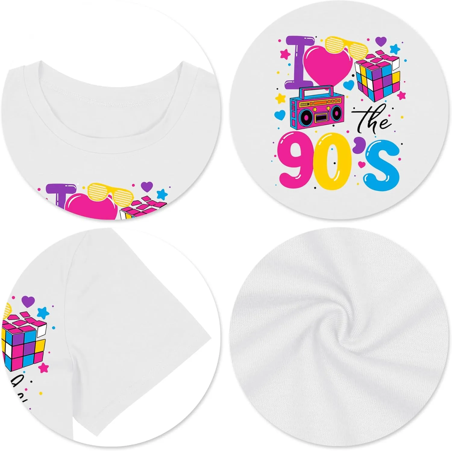 90s Shirt for Women: I Love The 90s Shirt Graphic Vintage Tees 90's Neon Party Outfits Tops