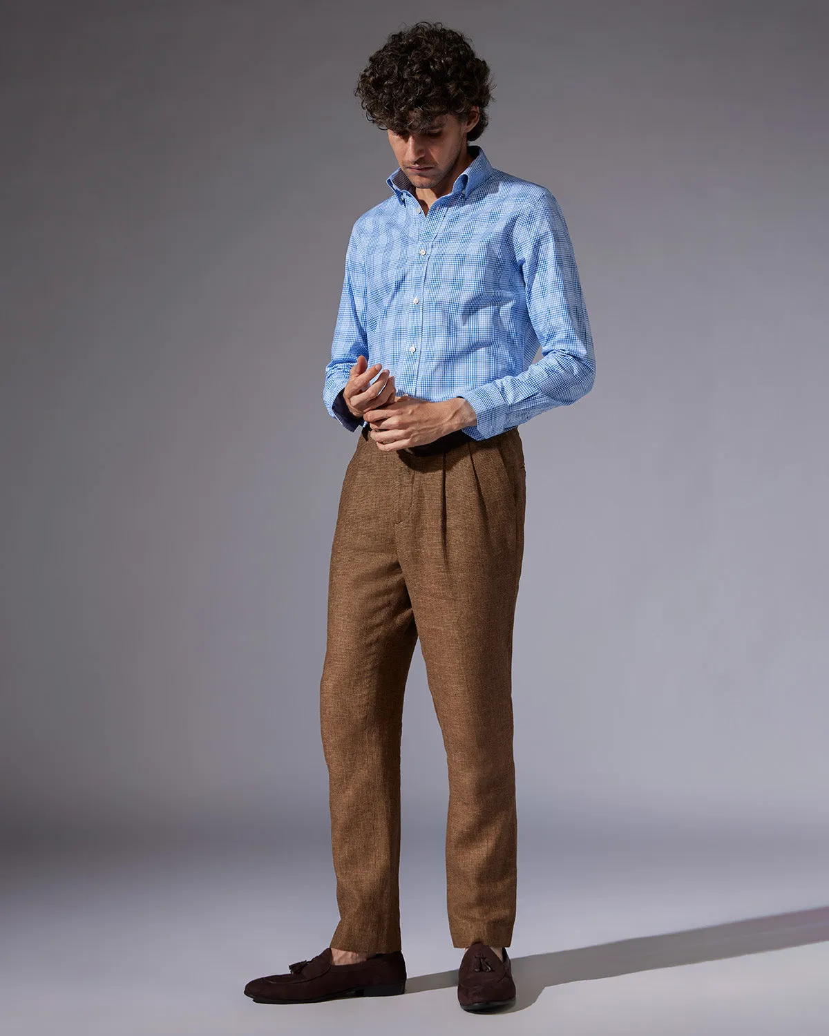 Blue Checked Shirt