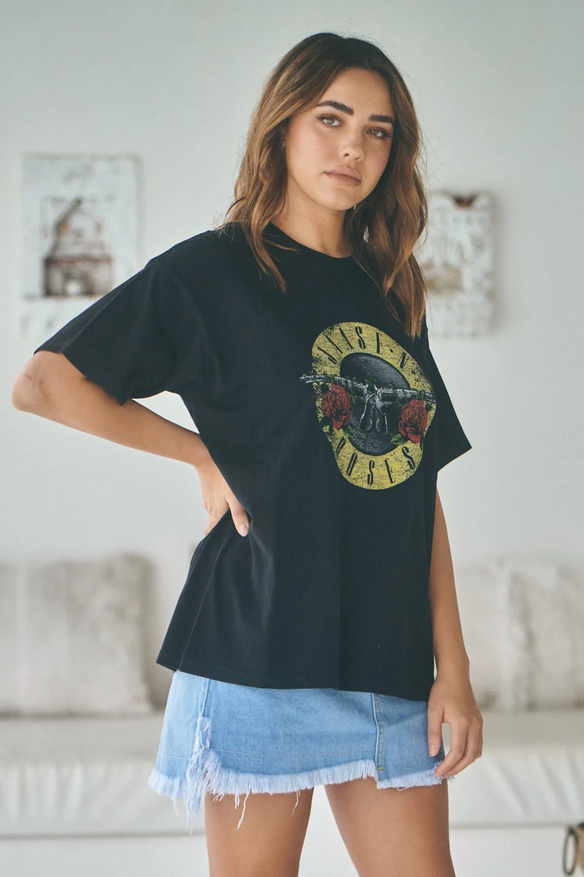Boyfriend Tee - Jaase   Roses