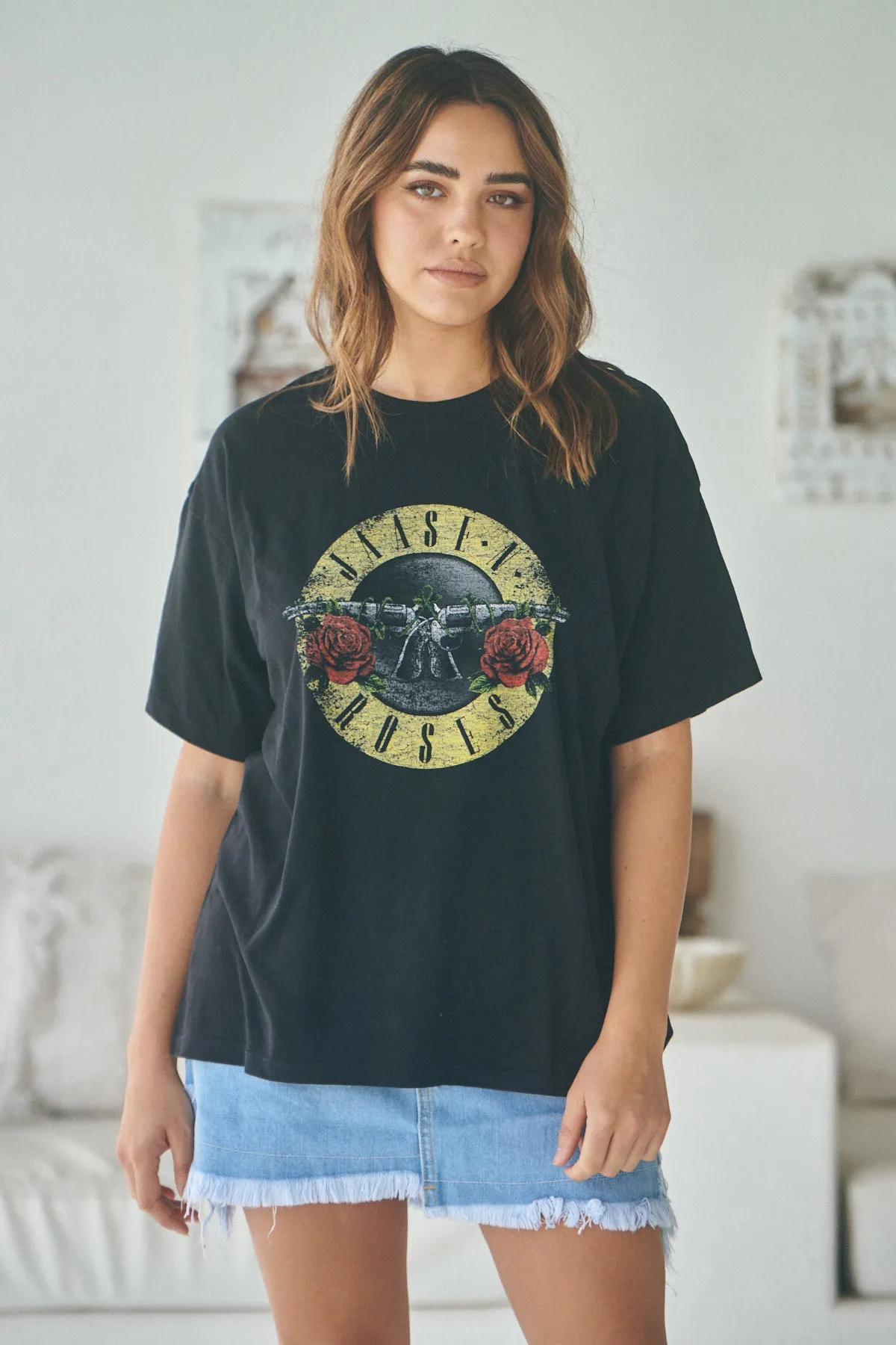 Boyfriend Tee - Jaase   Roses