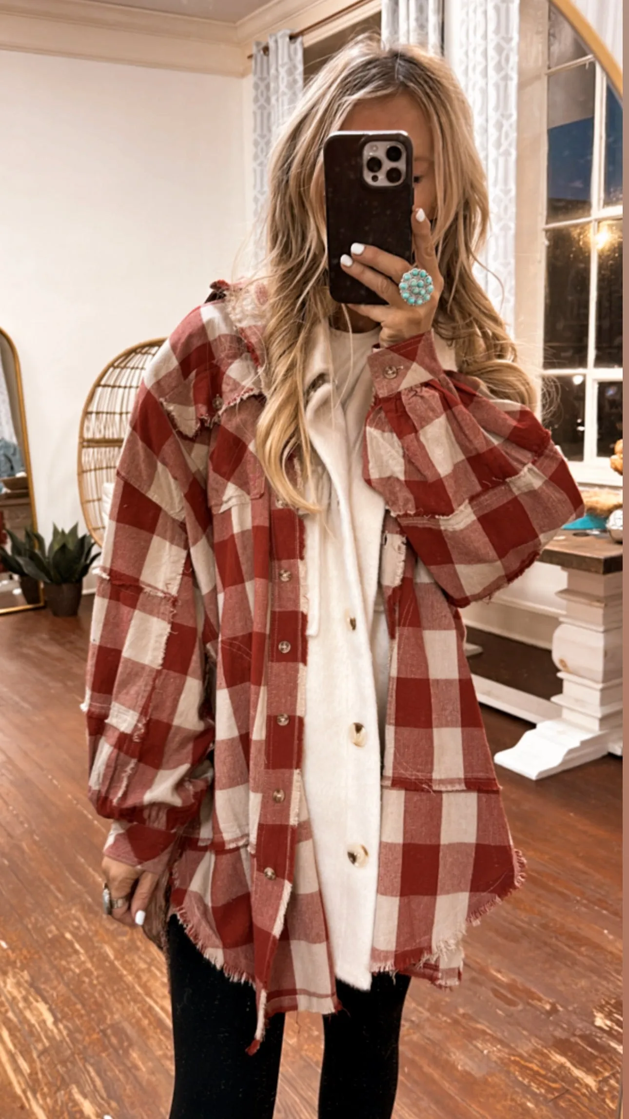 Dutton Button Down (or mini dress)