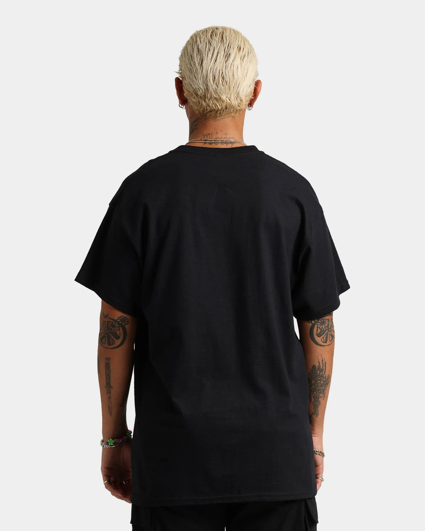 Green Day Neon Photo T-Shirt Black