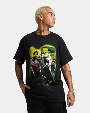 Green Day Neon Photo T-Shirt Black