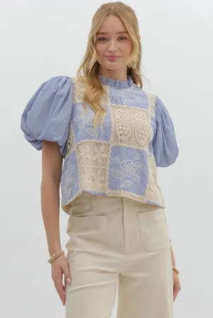 Houston Bubble Sleeve Top
