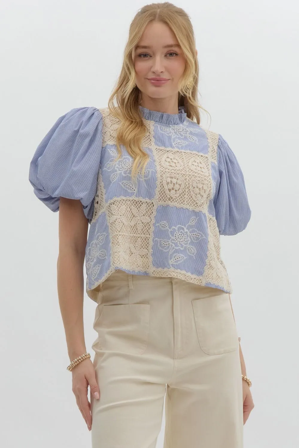Houston Bubble Sleeve Top