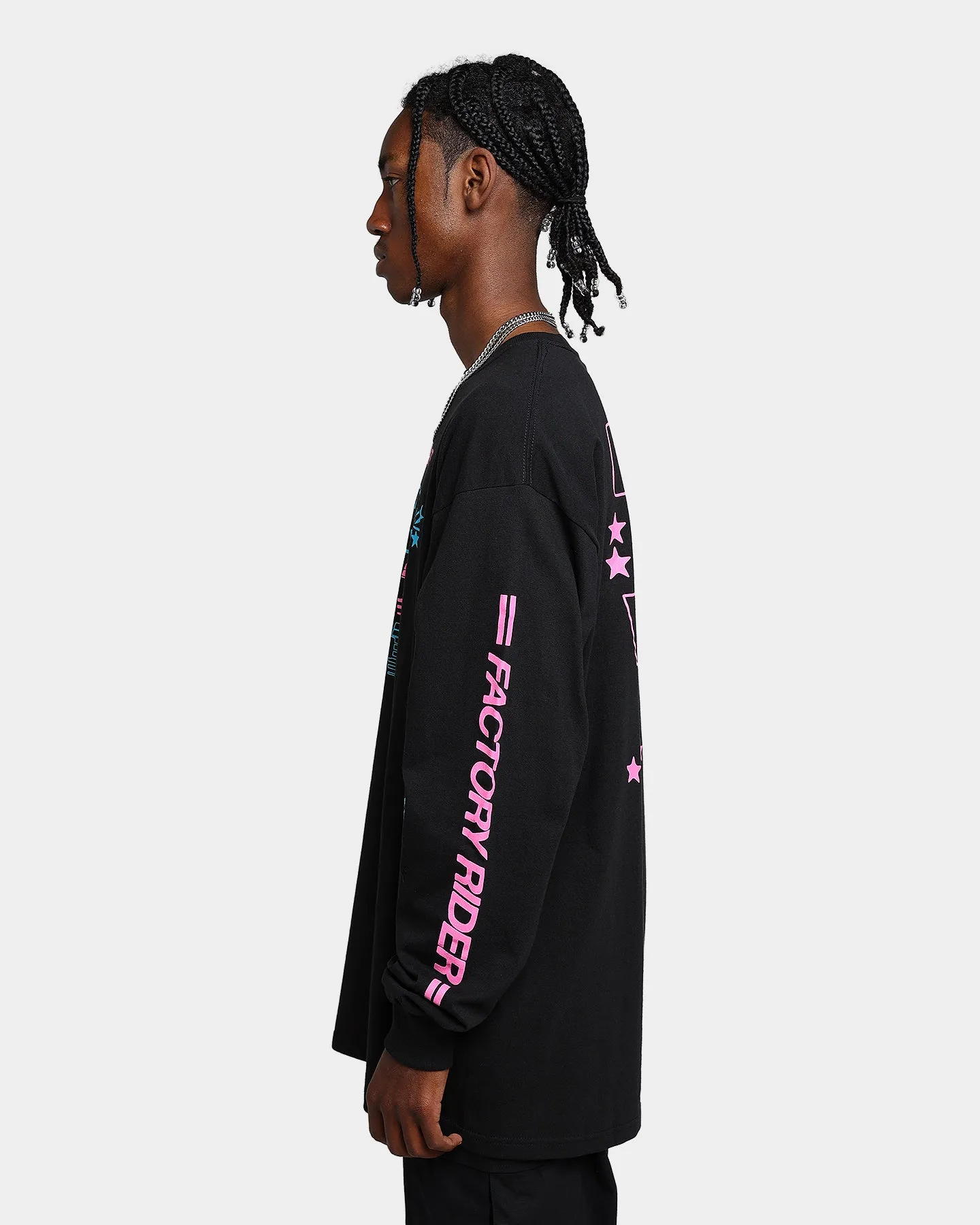 HUF Factory Rider Long Sleeve T-Shirt Black