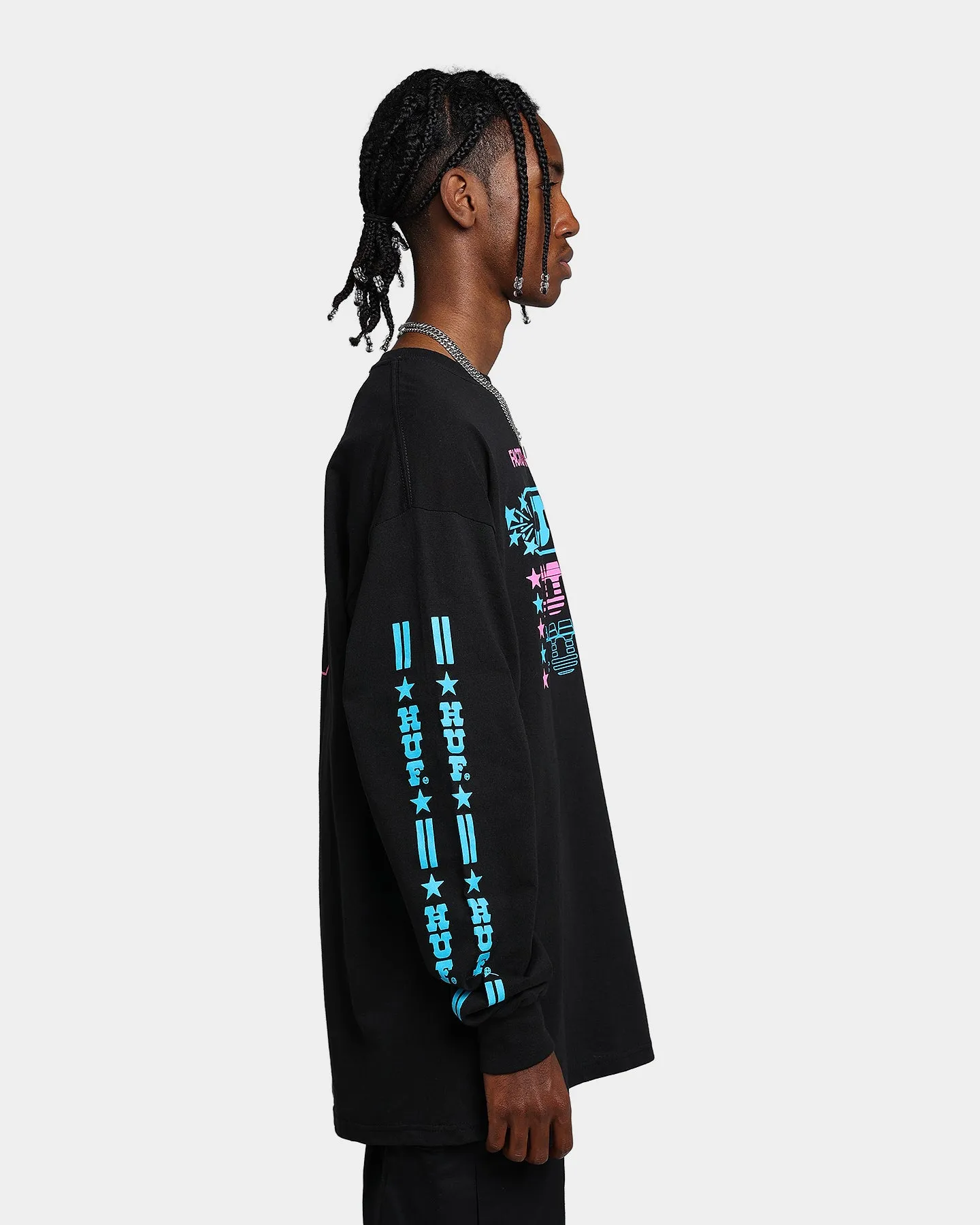 HUF Factory Rider Long Sleeve T-Shirt Black