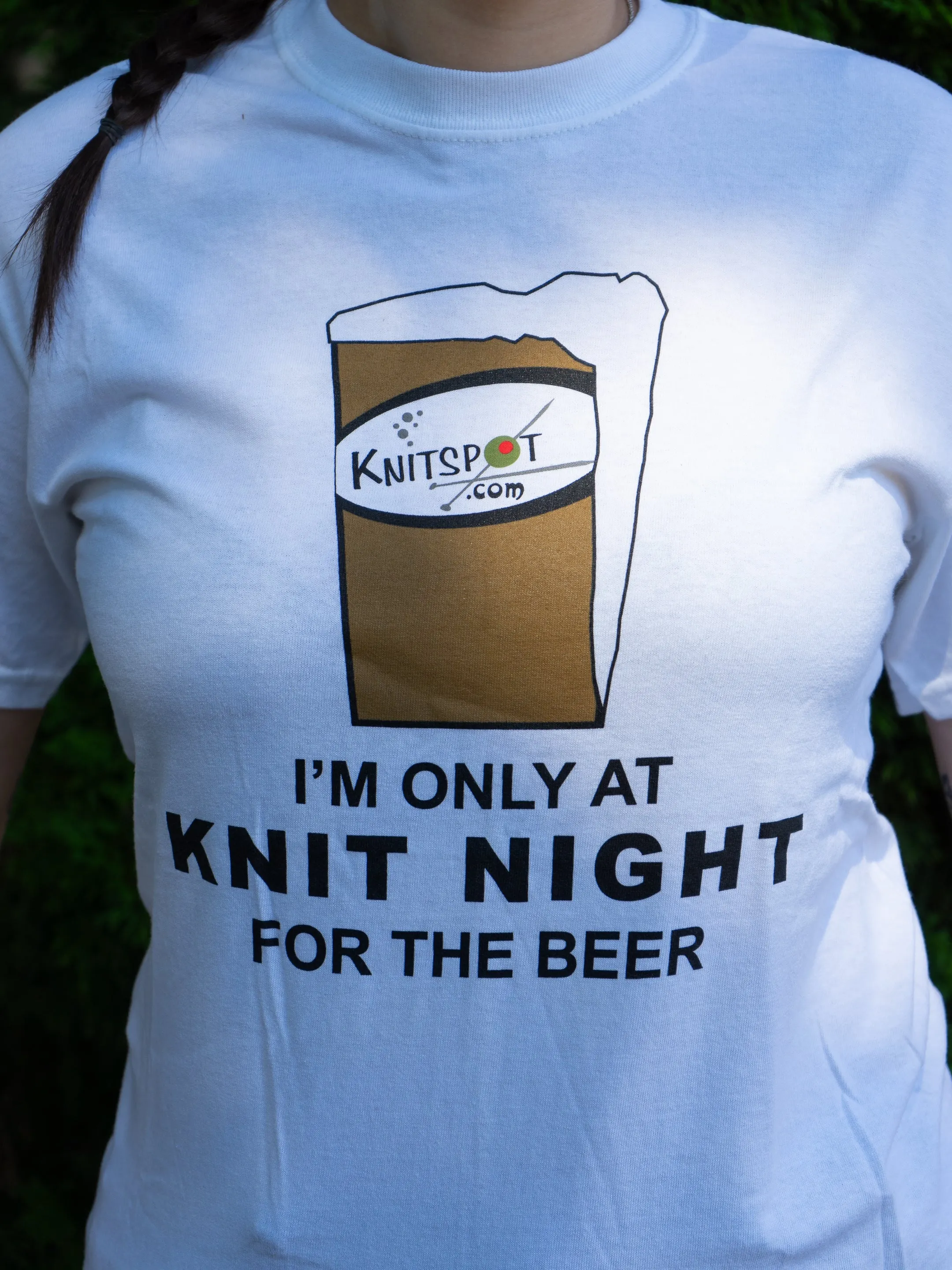 I'm Only at Knit Night for the Beer T-shirts