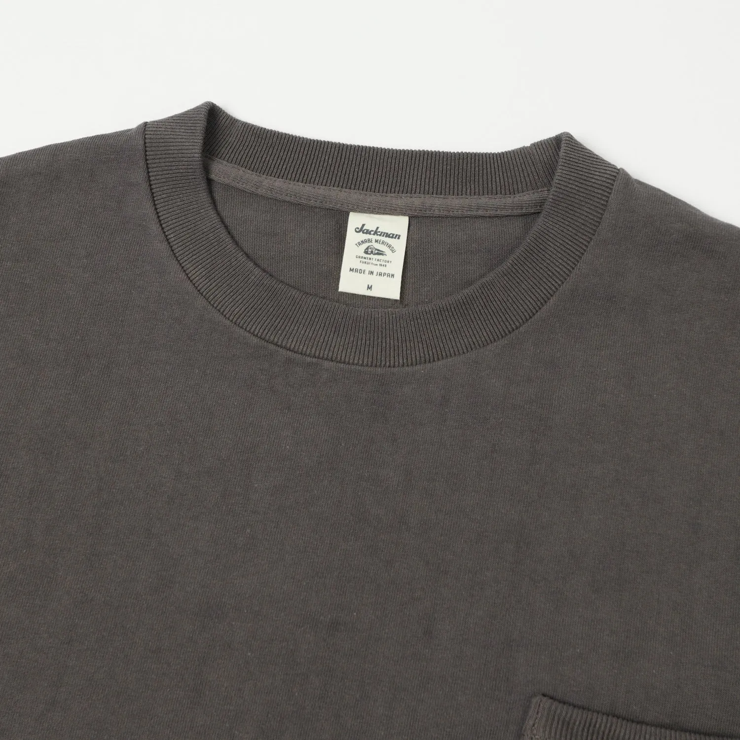 Jackman JM5870 Dotsume Pocket Tee - Gunmetal