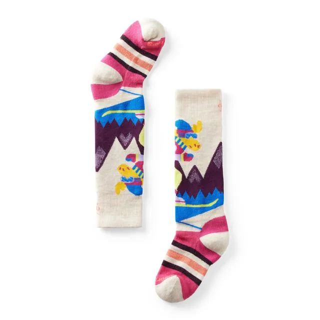 Kids' Wintersport Full Cushion Mountain Moose Pattern OTC