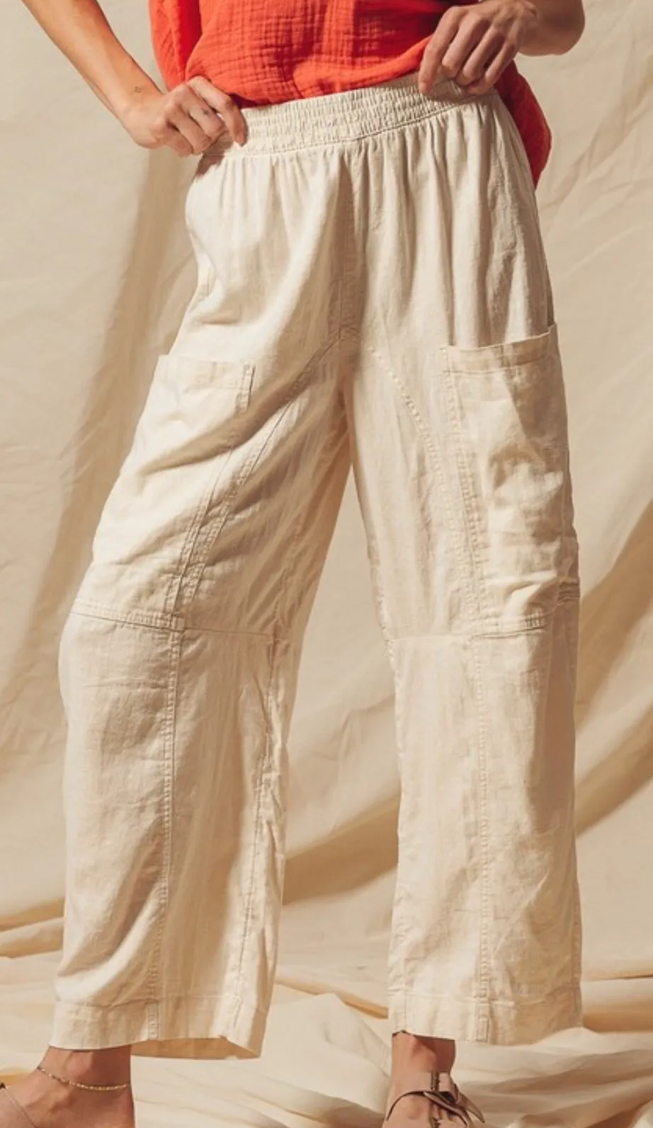 Linen Wide Leg Pants