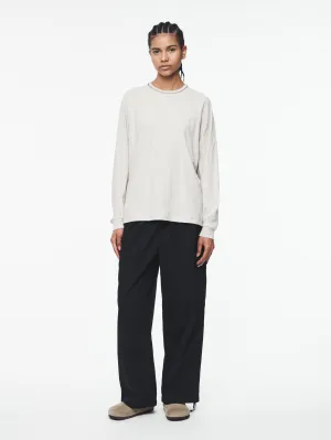 L/S Raglan T in Pebble
