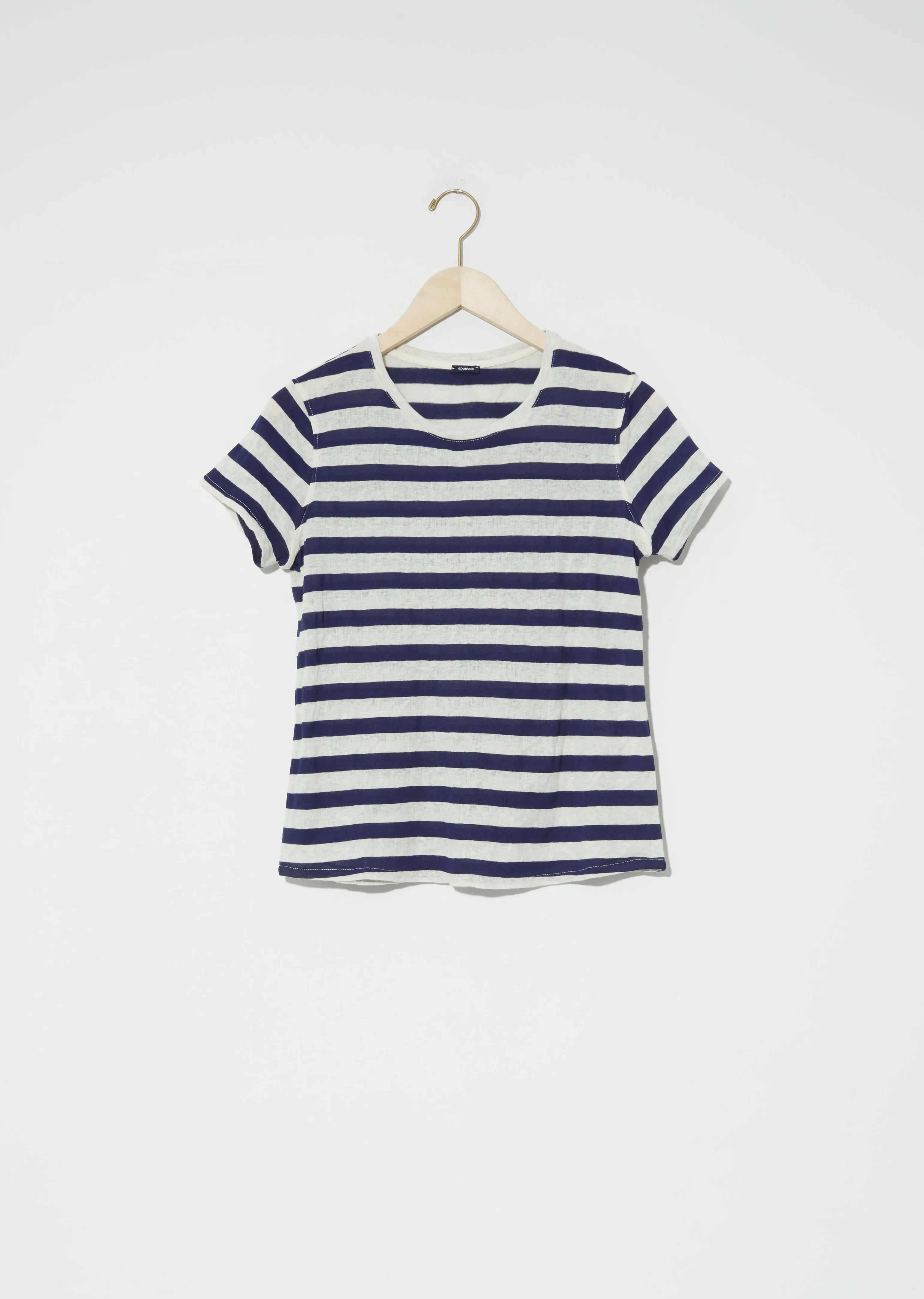 Metallic Jersey Stripe Boy Tee