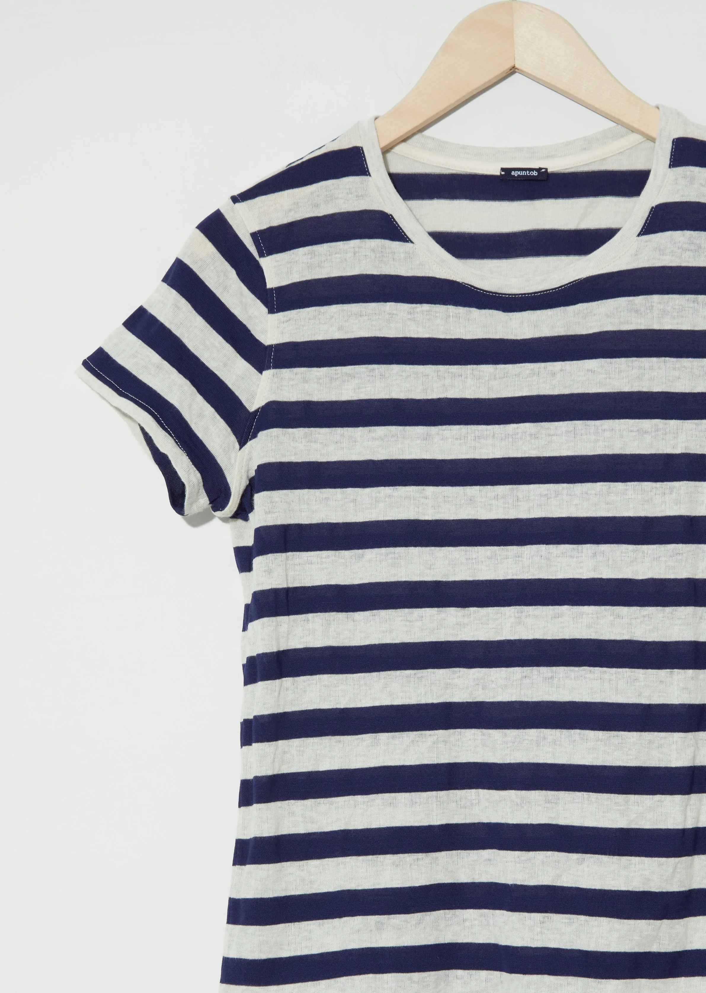 Metallic Jersey Stripe Boy Tee