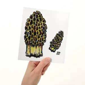 Morel Mushrooms Sticker