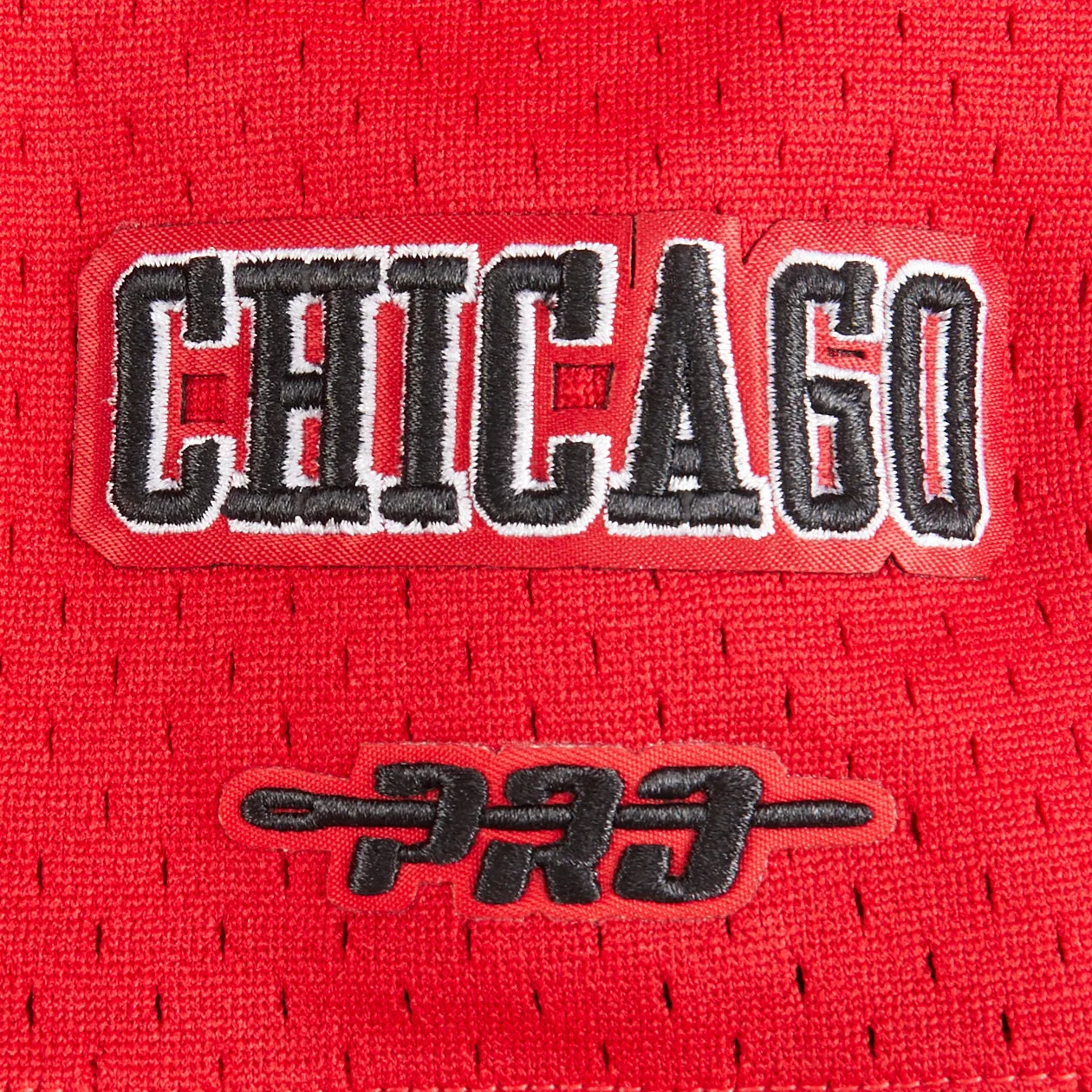 NBA CHICAGO BULLS CLASSIC LITTLE BOYS SHORT SLEEVE MESH TEE (RED/BLACK)