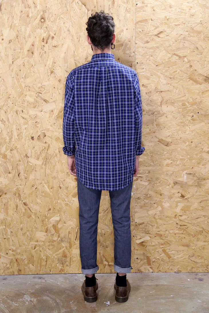 Polo Ralph Lauren Long Sleeved Blue Checked Shirt