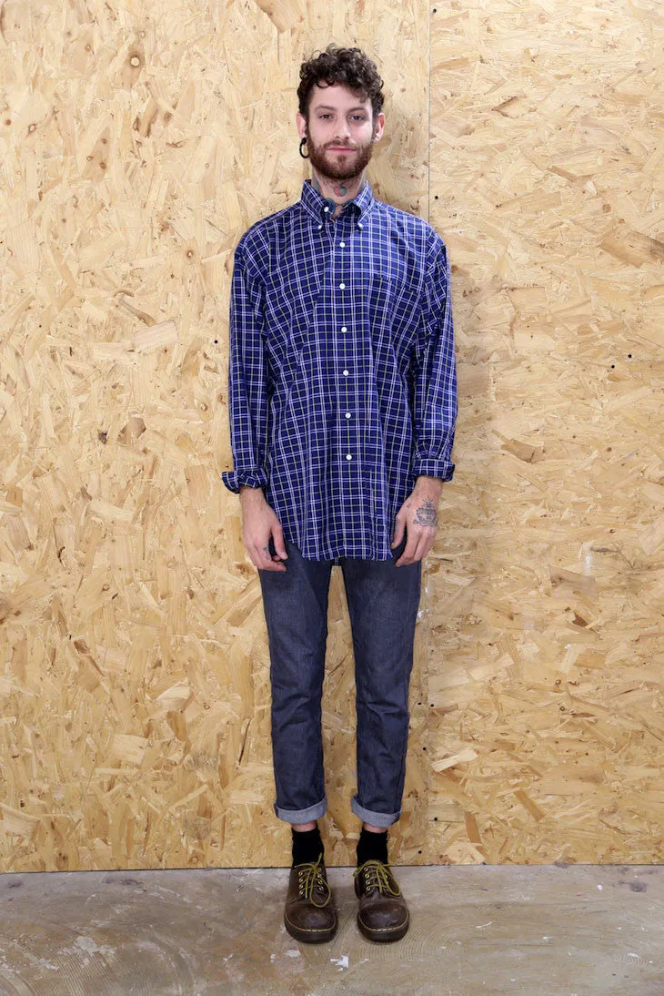 Polo Ralph Lauren Long Sleeved Blue Checked Shirt