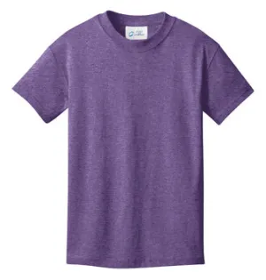 Port & Company Adult Core Cotton Tee - Heather Purple