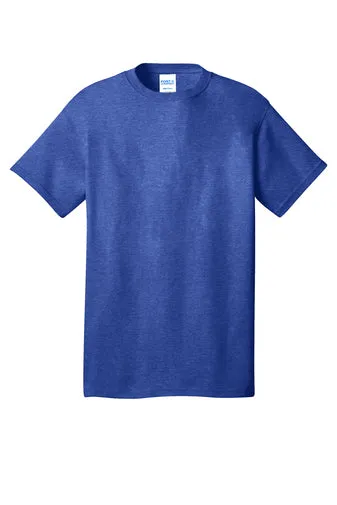 Port & Company Adult Core Cotton Tee - Heather Royal