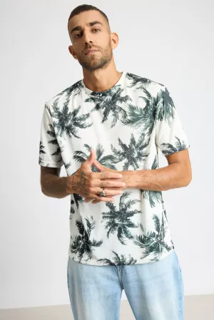 Printed Men's T-Shirt - Tropical Sunset