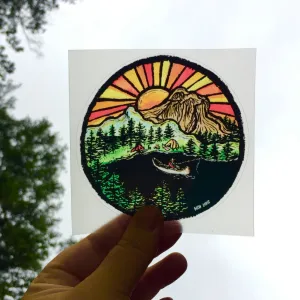 Riverside Stained Glass Decal