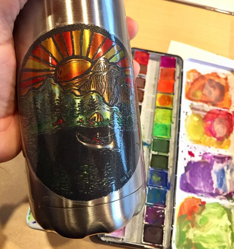 Riverside Stained Glass Decal
