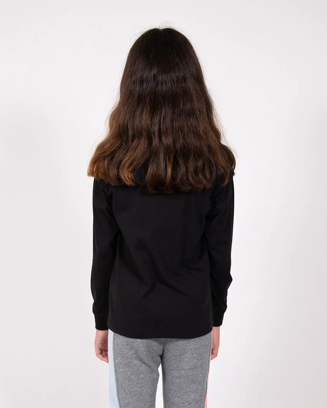 Striped Reverse Dot Long Sleeve Tee