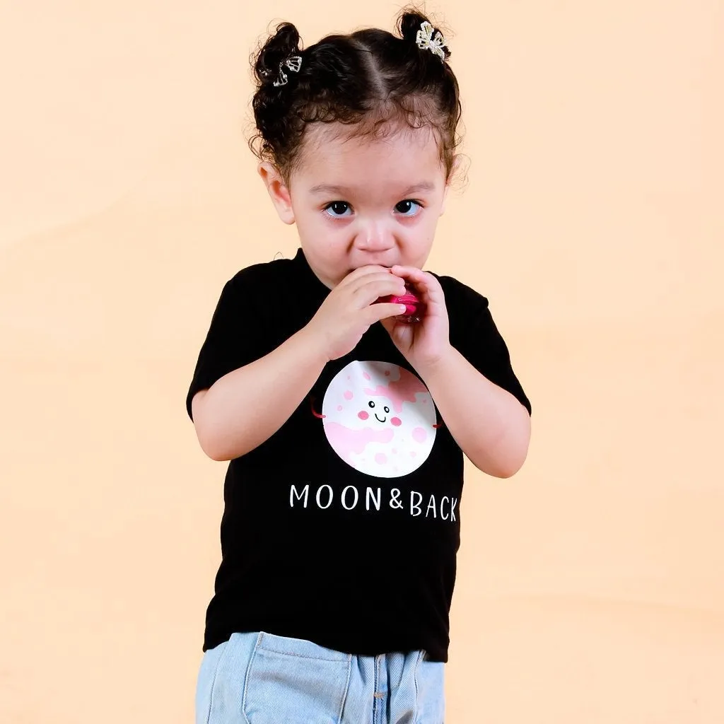 To Moon and Back Kids T shirt