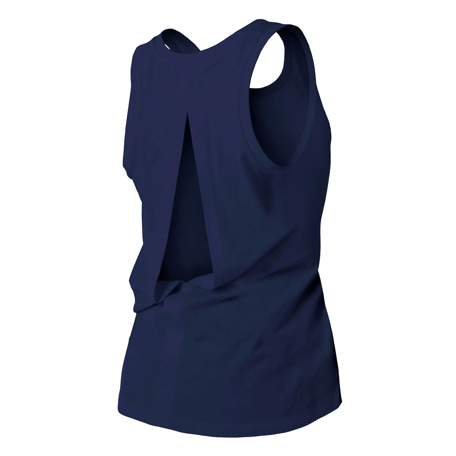 Women's New Era USWNT Glitter Open Back Navy Tank