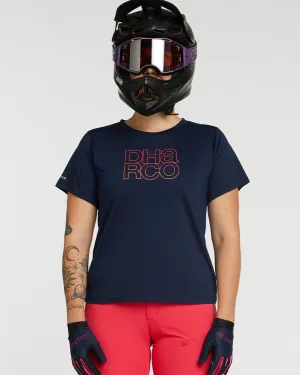 Womens Tech Tee | Neon Navy