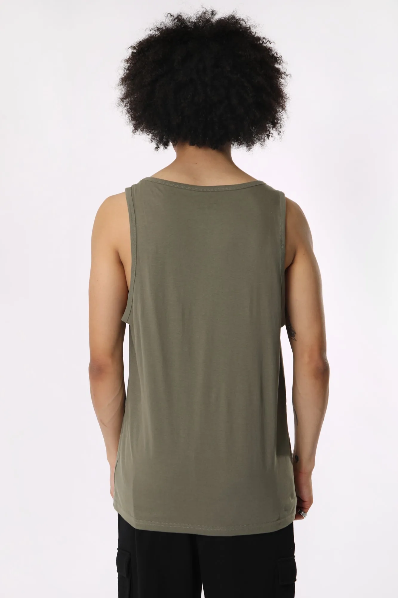 Zoo York Mens Tropical Logo Tank Top